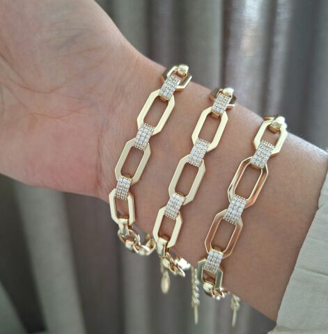 14 AYAR ALTIN RENGİ XUPİNG BİLEKLİK