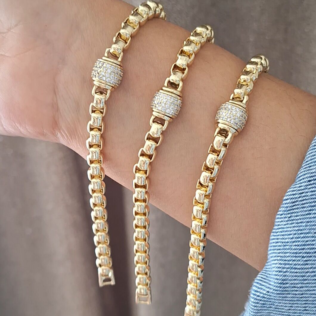 14 K ALTIN RENGİ XUPİNG BİLEKLİK