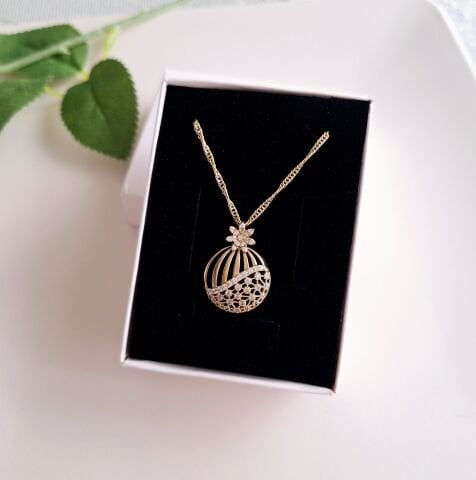 14 K ALTIN RENGİ XUPİNG KOLYE 45 CM